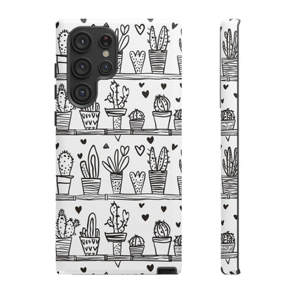 Cactus Succulent Phone Case Cute Plant Aesthetic iPhone Samsung Cover