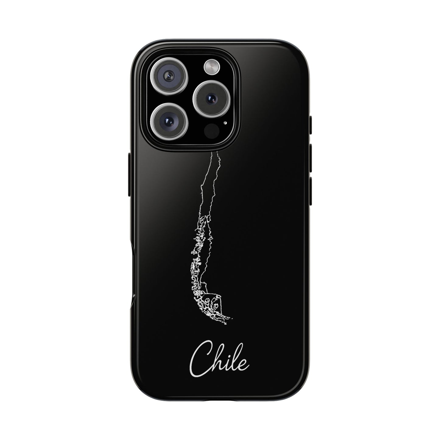 Chile Outline Phone Case – Minimal Country Map Tough Case (iPhone, Samsung, Pixel)