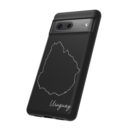 Uruguay Outline Phone Case – Minimal Country Map Tough Case (iPhone, Samsung, Pixel)