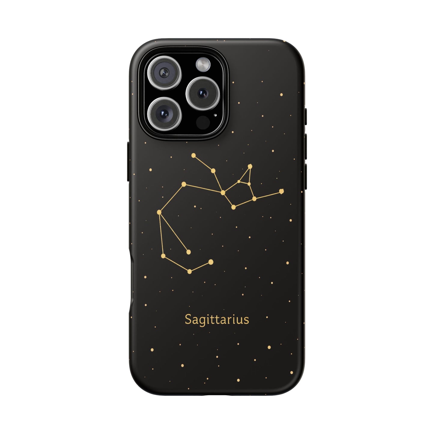 Sagittarius Zodiac Constellation Phone Case – Luxe Gold Celestial Cover