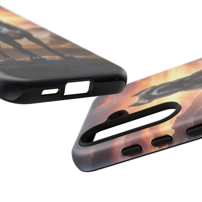Cane Corso Phone Case – Guard Dog Sunset Tough Case (iPhone, Samsung, Pixel) | Dog Lover Gift