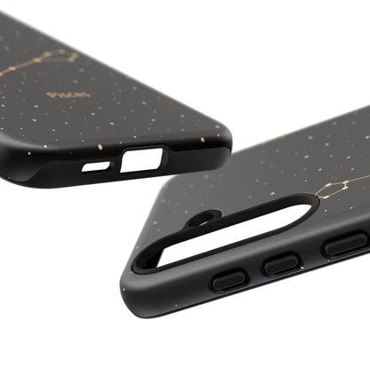 Pisces Zodiac Constellation Phone Case – Luxe Gold Celestial Cover