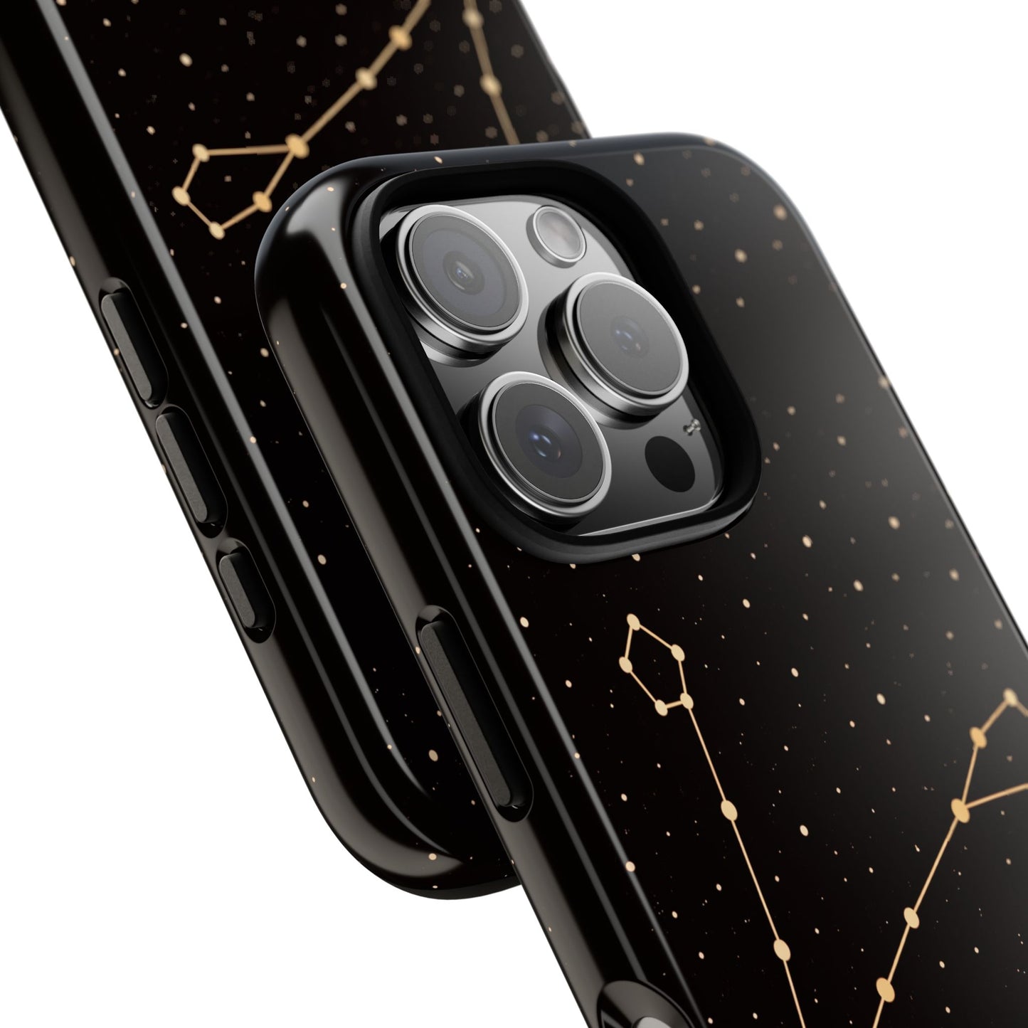 Pisces Zodiac Constellation Phone Case – Luxe Gold Celestial Cover