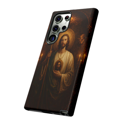 San Judas Phone Case Saint Jude Catholic Saint Religious Art Portrait Tough