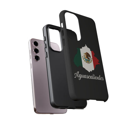 Aguascalientes Mexico Flag Map Phone Case | Mexican American Pride Tough Case for iPhone & Samsung