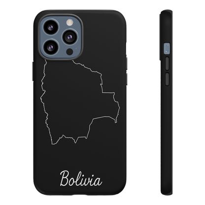 Bolivia Outline Phone Case – Minimal Country Map Tough Cover