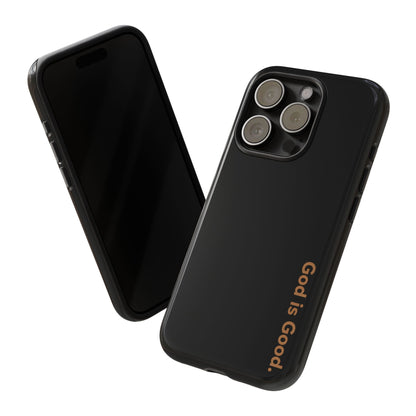 God Is Good Phone Case Minimal Aesthetic Christian Tough Cover