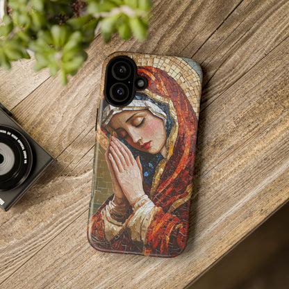 Virgin Mary Phone Case, Catholic Phone Case, Christian Aesthetic Case, Religious iPhone Case, Saint Art Case, Faith Gift