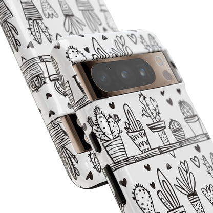 Cactus Succulent Phone Case Cute Plant Aesthetic iPhone Samsung Cover