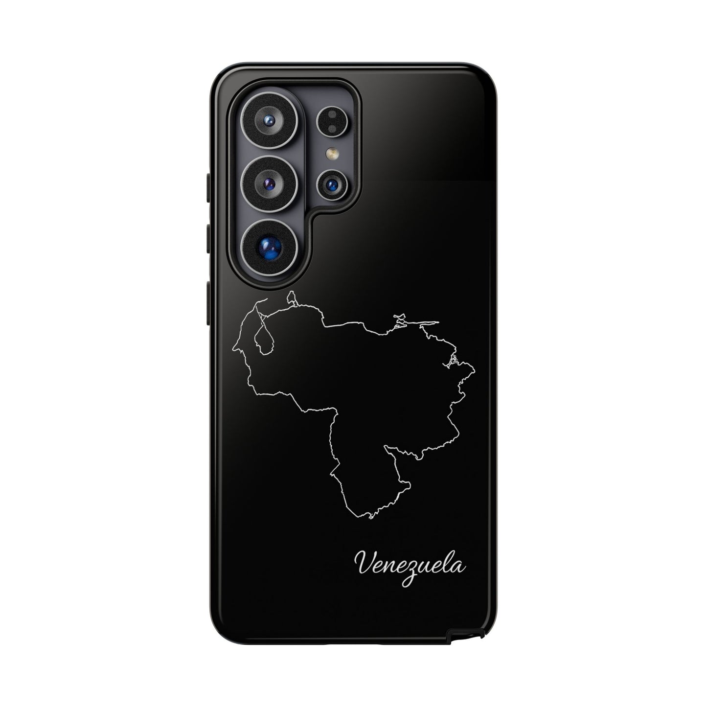 Venezuela Outline Phone Case – Minimal Country Map Tough Case (iPhone, Samsung, Pixel)