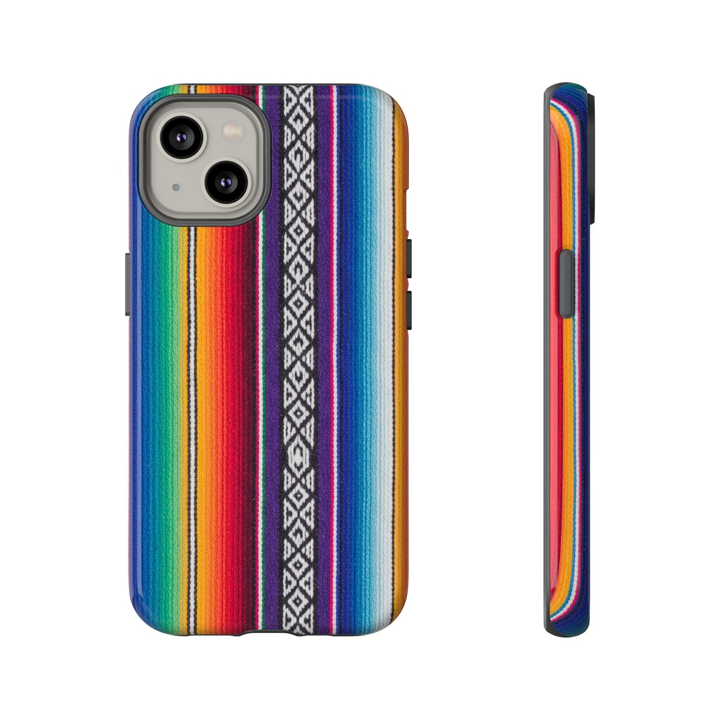Serape Stripe Phone Case – Colorful Mexican Blanket Pattern Tough Case