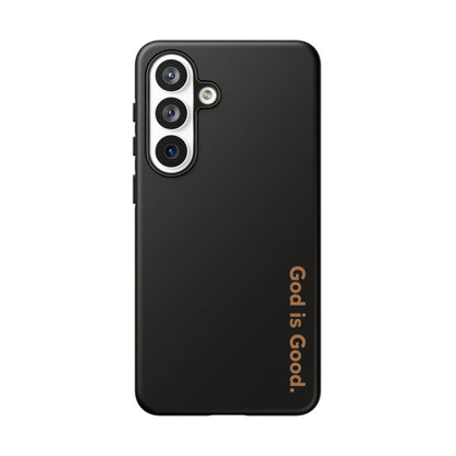 God Is Good Phone Case Minimal Aesthetic Christian Tough Cover