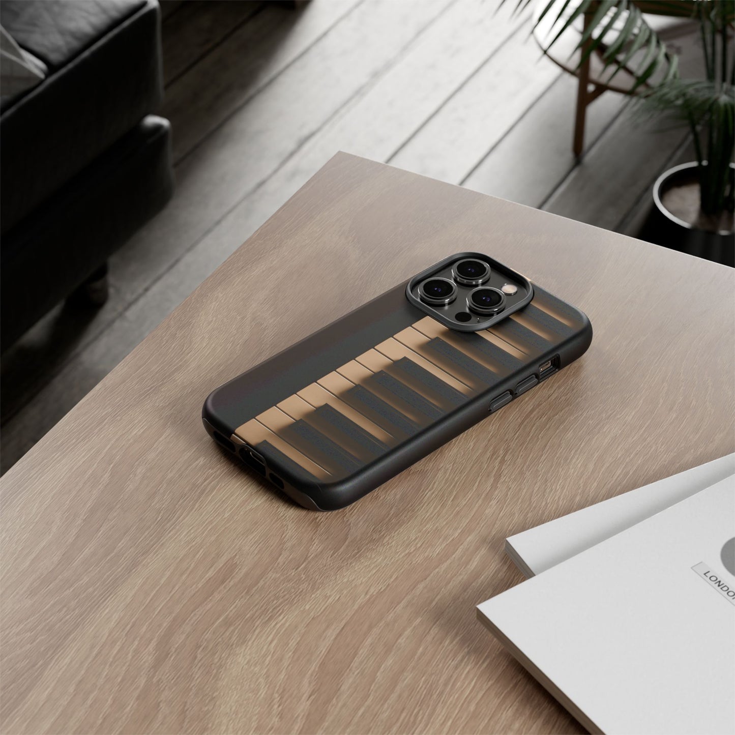 Piano Phone Case – Piano Keyboard Tough Case for Musicians (iPhone, Samsung, Pixel)