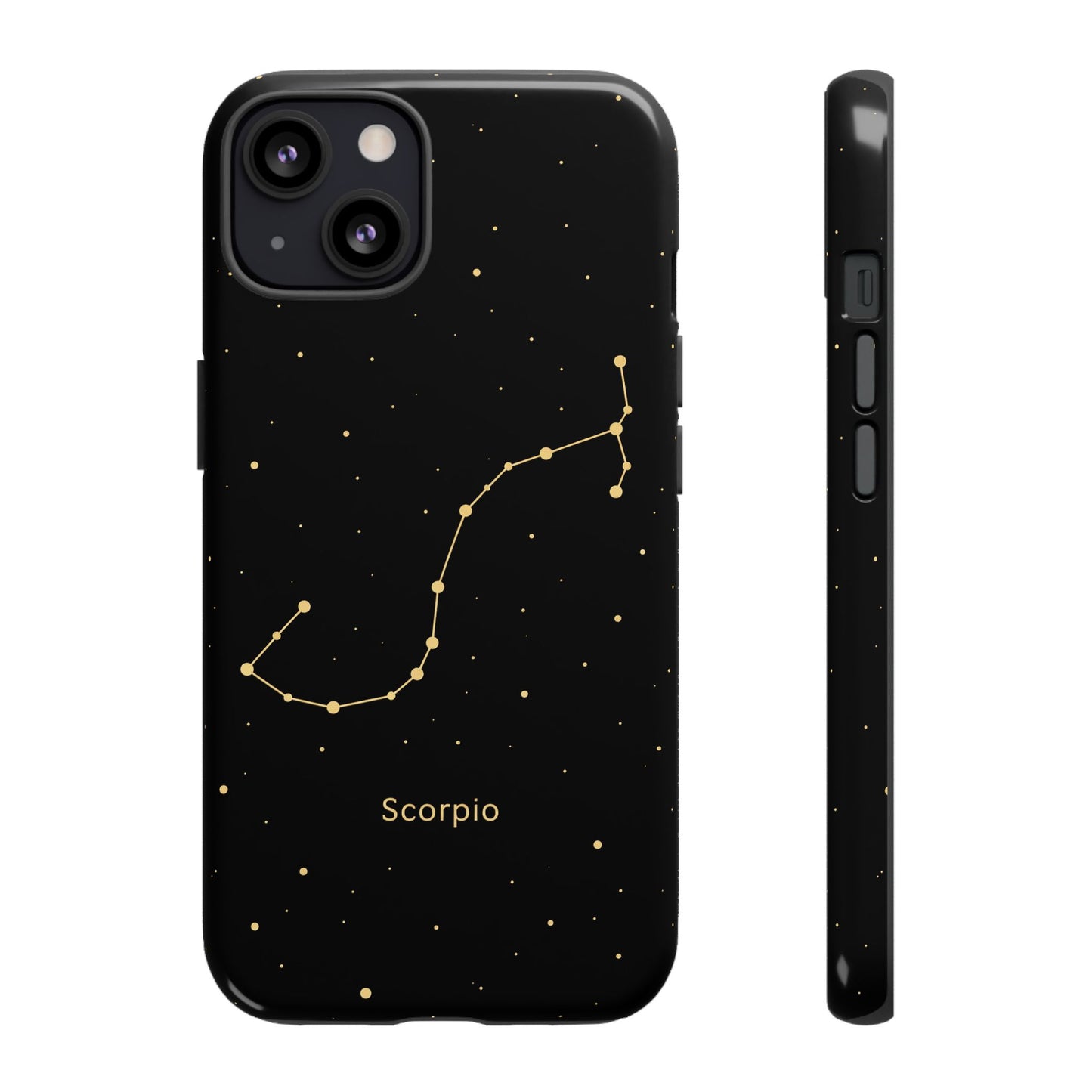 Scorpio Zodiac Constellation Phone Case – Luxe Gold Celestial Cover