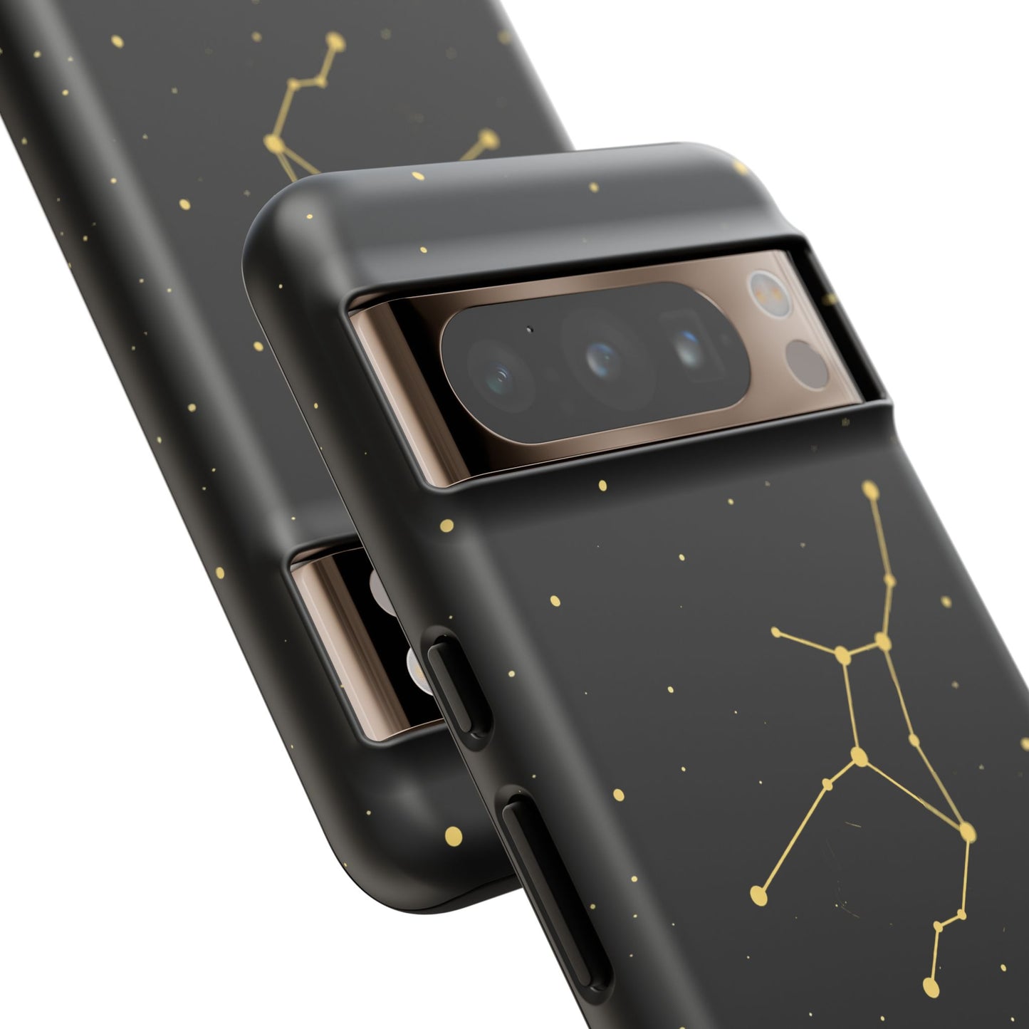 Virgo Zodiac Constellation Phone Case – Luxe Gold Celestial Cover