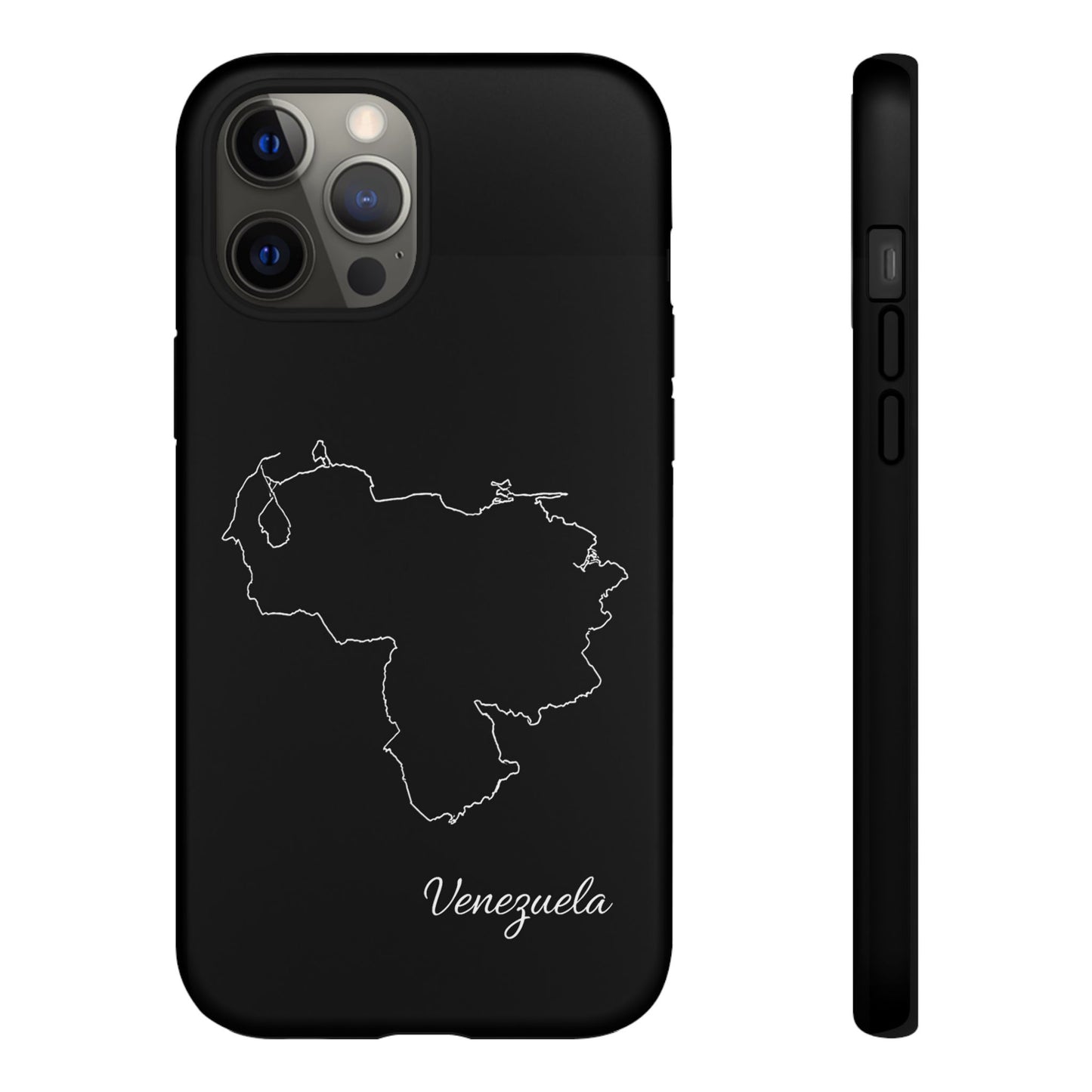 Venezuela Outline Phone Case – Minimal Country Map Tough Case (iPhone, Samsung, Pixel)