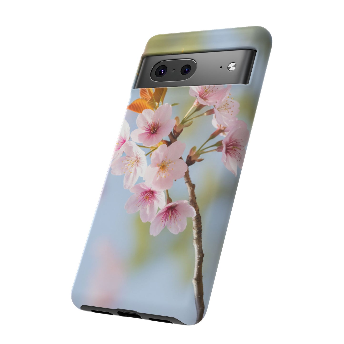 Cherry Blossom Phone Case – Pink Floral Tough Case (iPhone, Samsung Galaxy, Pixel)