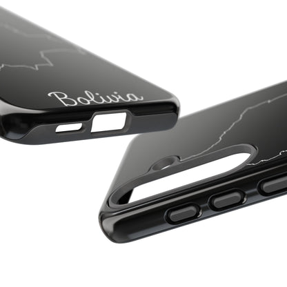 Bolivia Outline Phone Case – Minimal Country Map Tough Cover