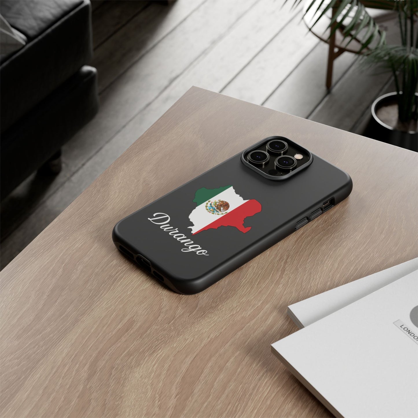Durango Mexico Flag Map Phone Case | Mexican American Pride Tough Case for iPhone & Samsung