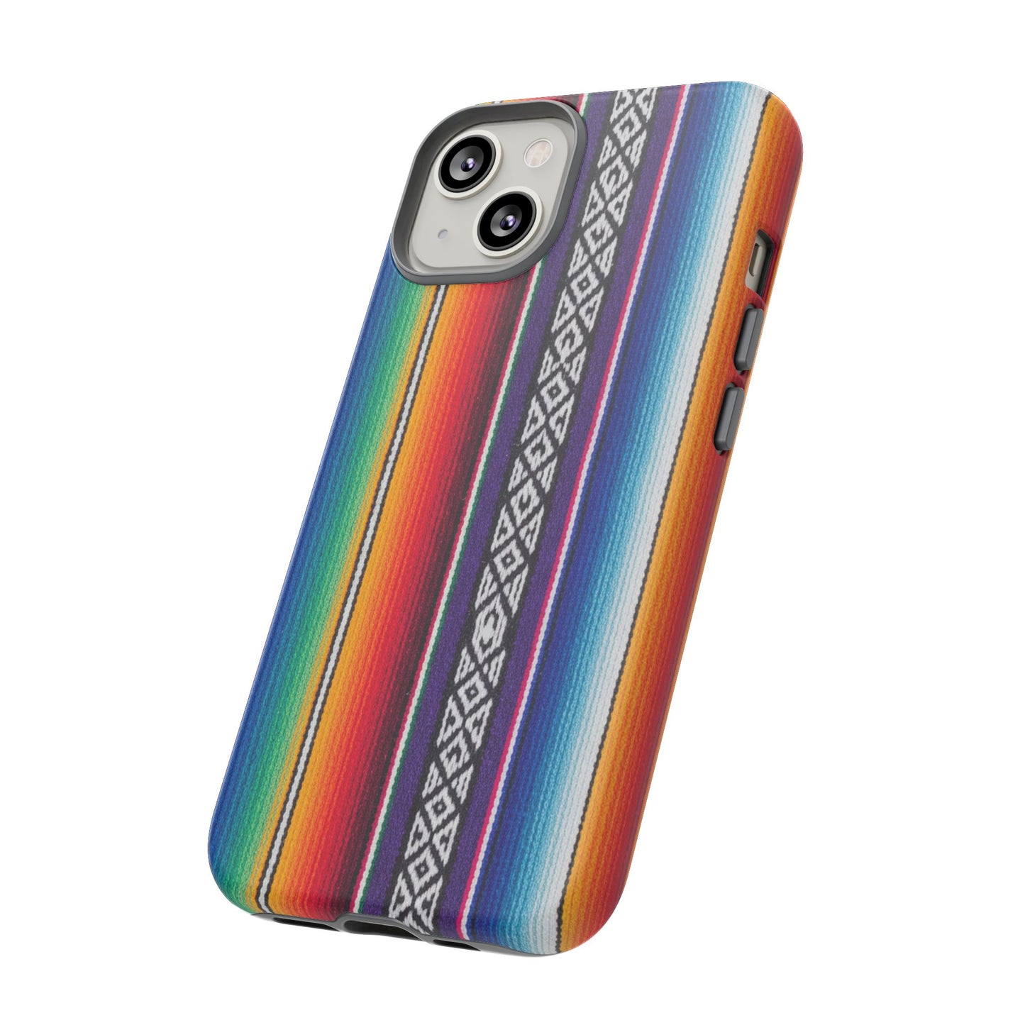 Serape Stripe Phone Case – Colorful Mexican Blanket Pattern Tough Case