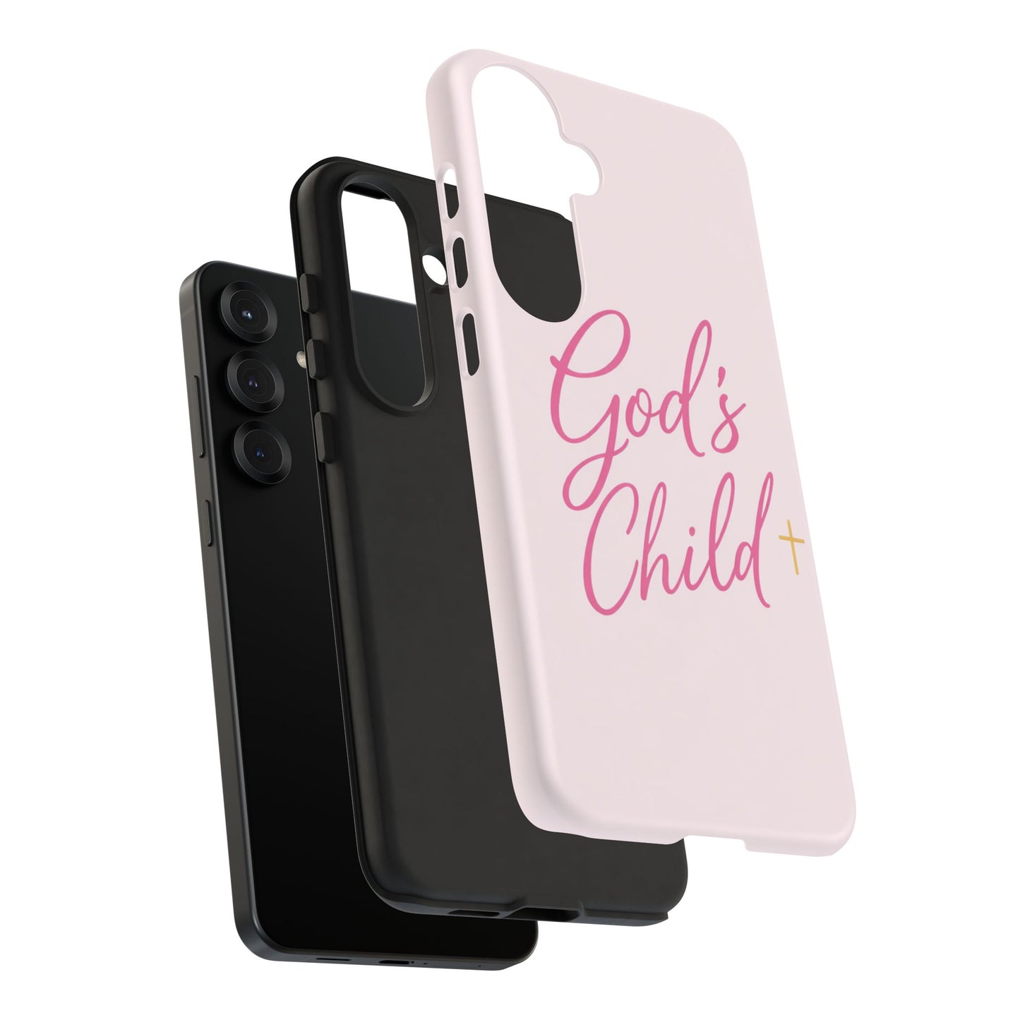 Gods Child Phone Case Christian Pink Aesthetic Tough iPhone Case