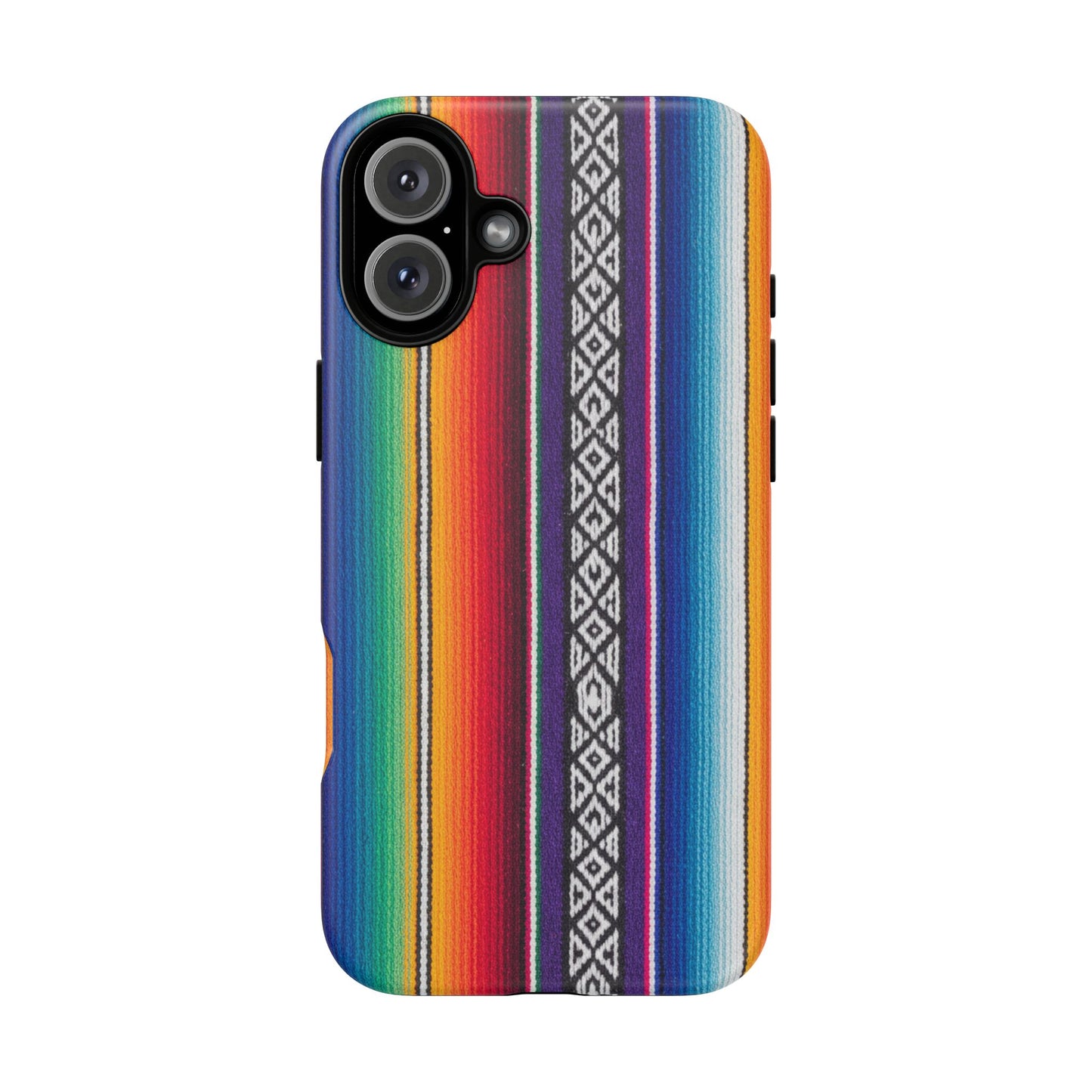 Serape Stripe Phone Case – Colorful Mexican Blanket Pattern Tough Case