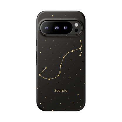 Scorpio Zodiac Constellation Phone Case – Luxe Gold Celestial Cover