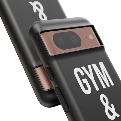 Gym & Jesus Phone Case Christian Faith Workout Gym Motivation Case