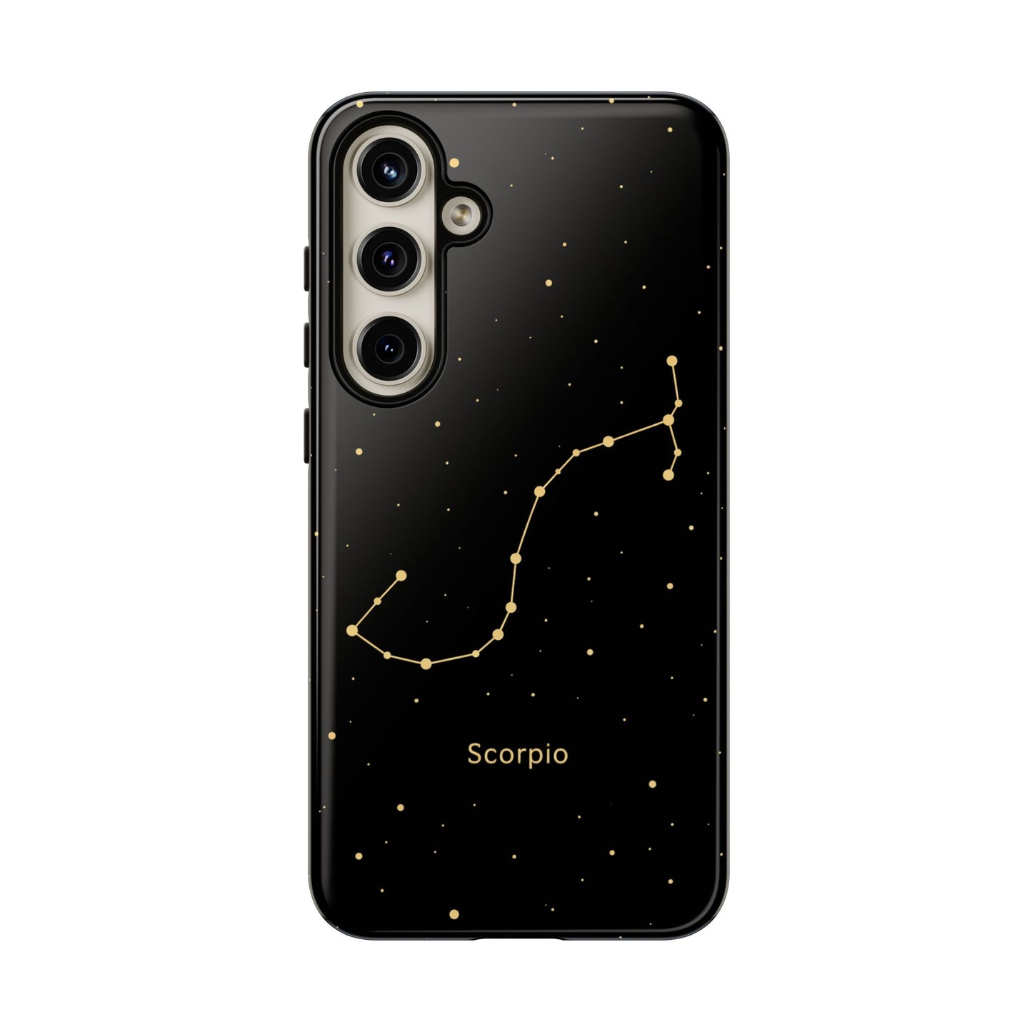Scorpio Zodiac Constellation Phone Case – Luxe Gold Celestial Cover