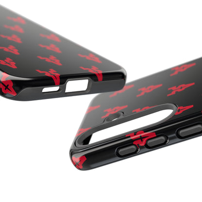 Mazatlán Bull Phone Case – Black Red Streetwear Tough Shockproof Cover