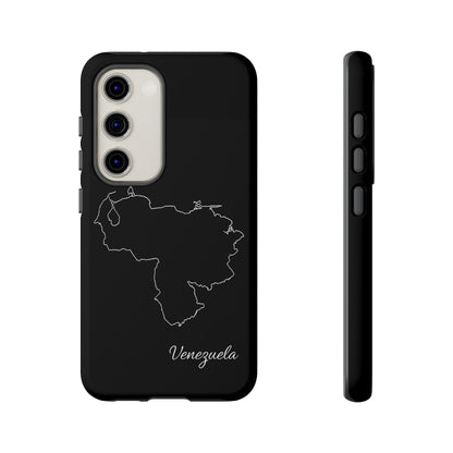 Venezuela Outline Phone Case – Minimal Country Map Tough Case (iPhone, Samsung, Pixel)
