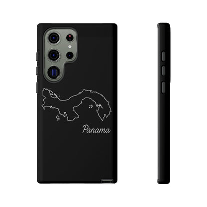 Panama Outline Phone Case – Minimal Country Map Tough Case (iPhone, Samsung, Pixel)