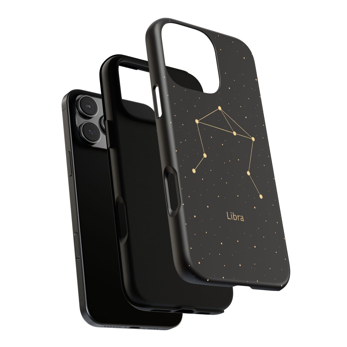 Libra Zodiac Constellation Phone Case – Luxe Gold Celestial Cover