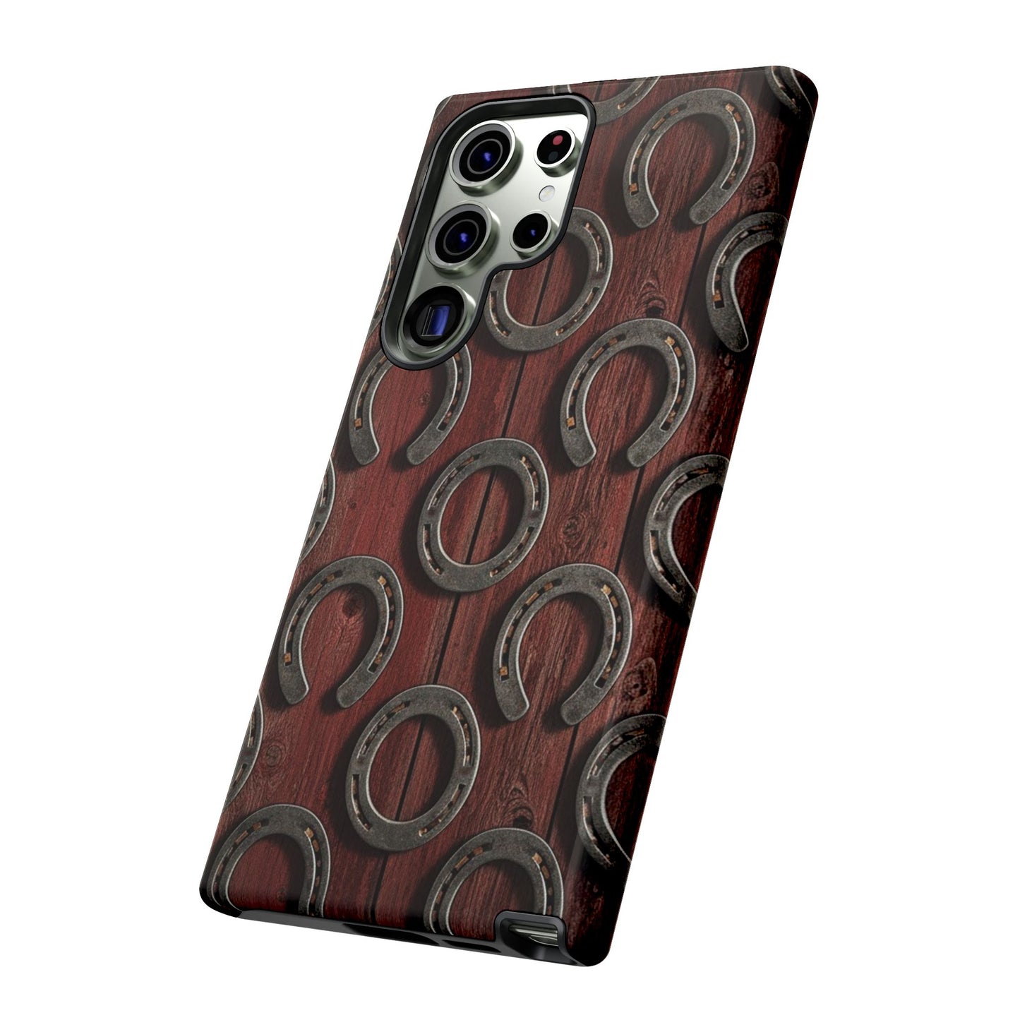 Rustic Horseshoe Western Phone Case – Cowboy Country Ranch Tough Case