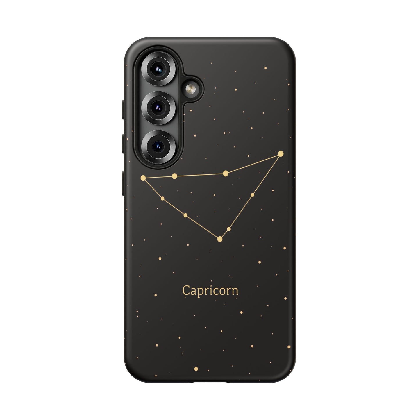 Capricorn Zodiac Constellation Phone Case – Luxe Gold Celestial Cover
