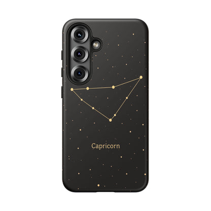 Capricorn Zodiac Constellation Phone Case – Luxe Gold Celestial Cover