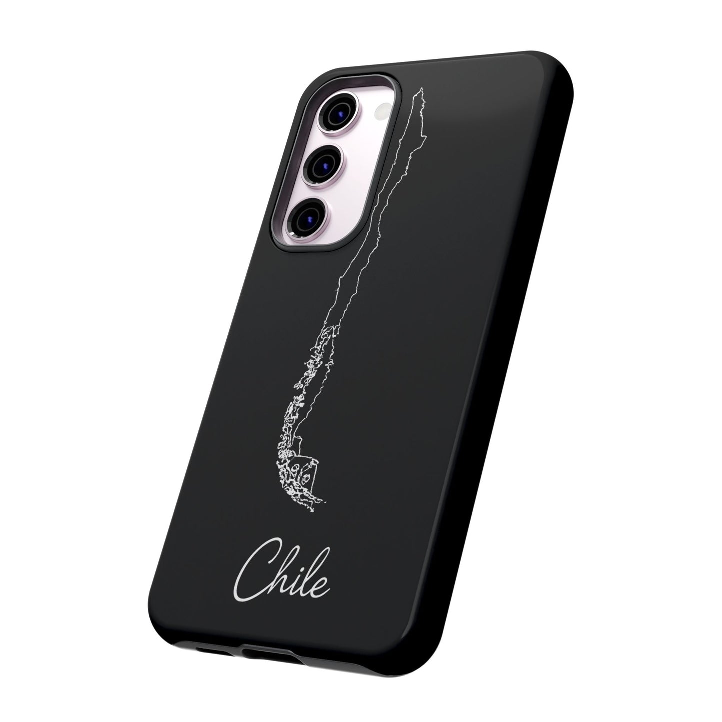 Chile Outline Phone Case – Minimal Country Map Tough Case (iPhone, Samsung, Pixel)