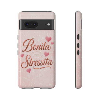 Bonita Stressita Phone Case Cute Latina Aesthetic Pink Coquette Case
