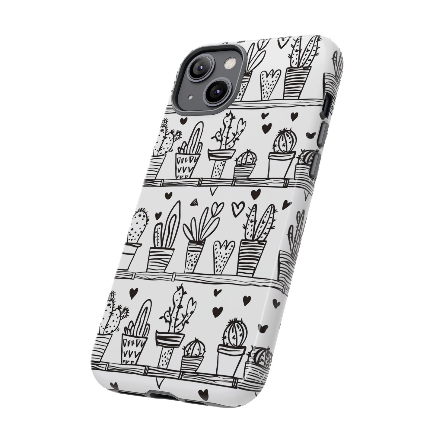 Cactus Succulent Phone Case Cute Plant Aesthetic iPhone Samsung Cover
