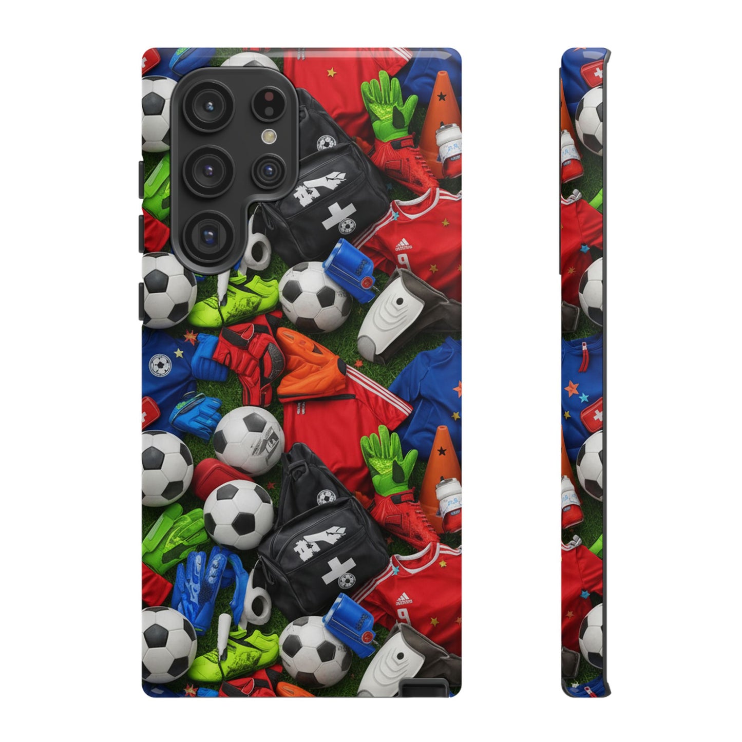 Soccer Ball Pattern Phone Case – Sports Fan Tough Protective Game Day Case