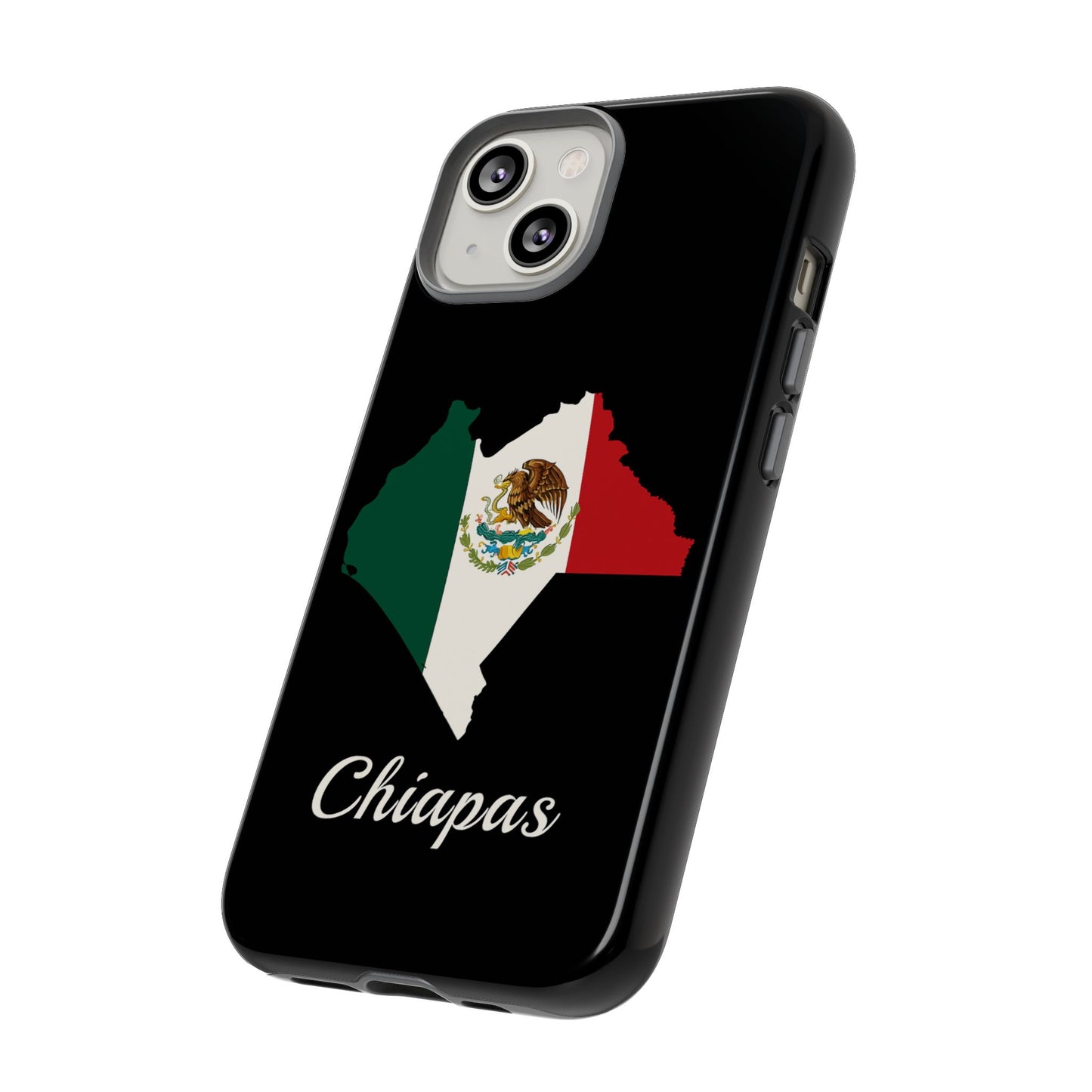 Chiapas Mexico Flag Map Phone Case | Mexican American Pride Tough Case for iPhone & Samsung
