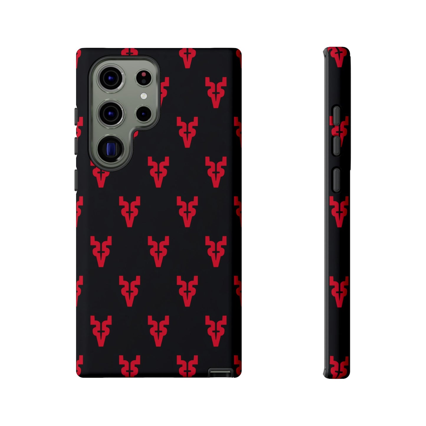 Mazatlán Bull Phone Case – Black Red Streetwear Tough Shockproof Cover