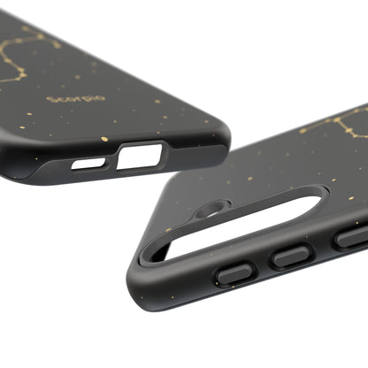 Scorpio Zodiac Constellation Phone Case – Luxe Gold Celestial Cover