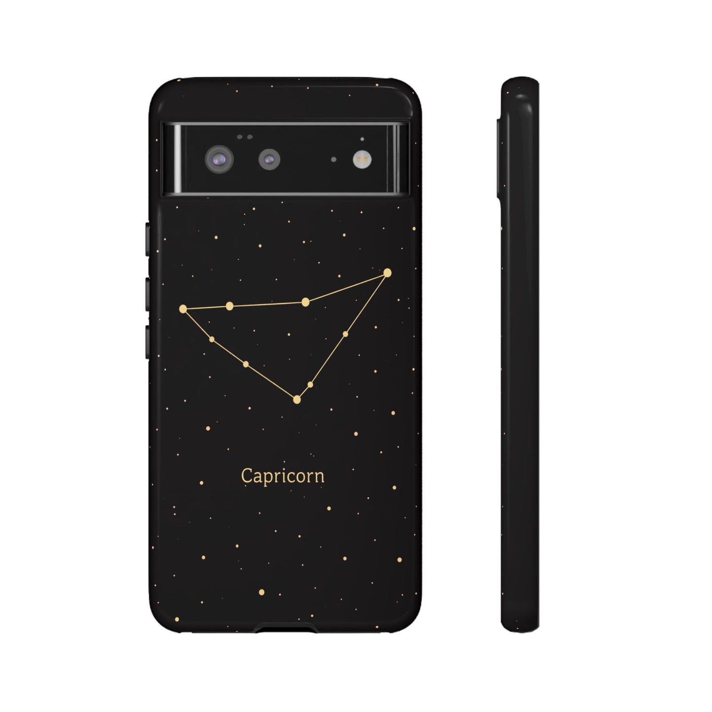 Capricorn Zodiac Constellation Phone Case – Luxe Gold Celestial Cover