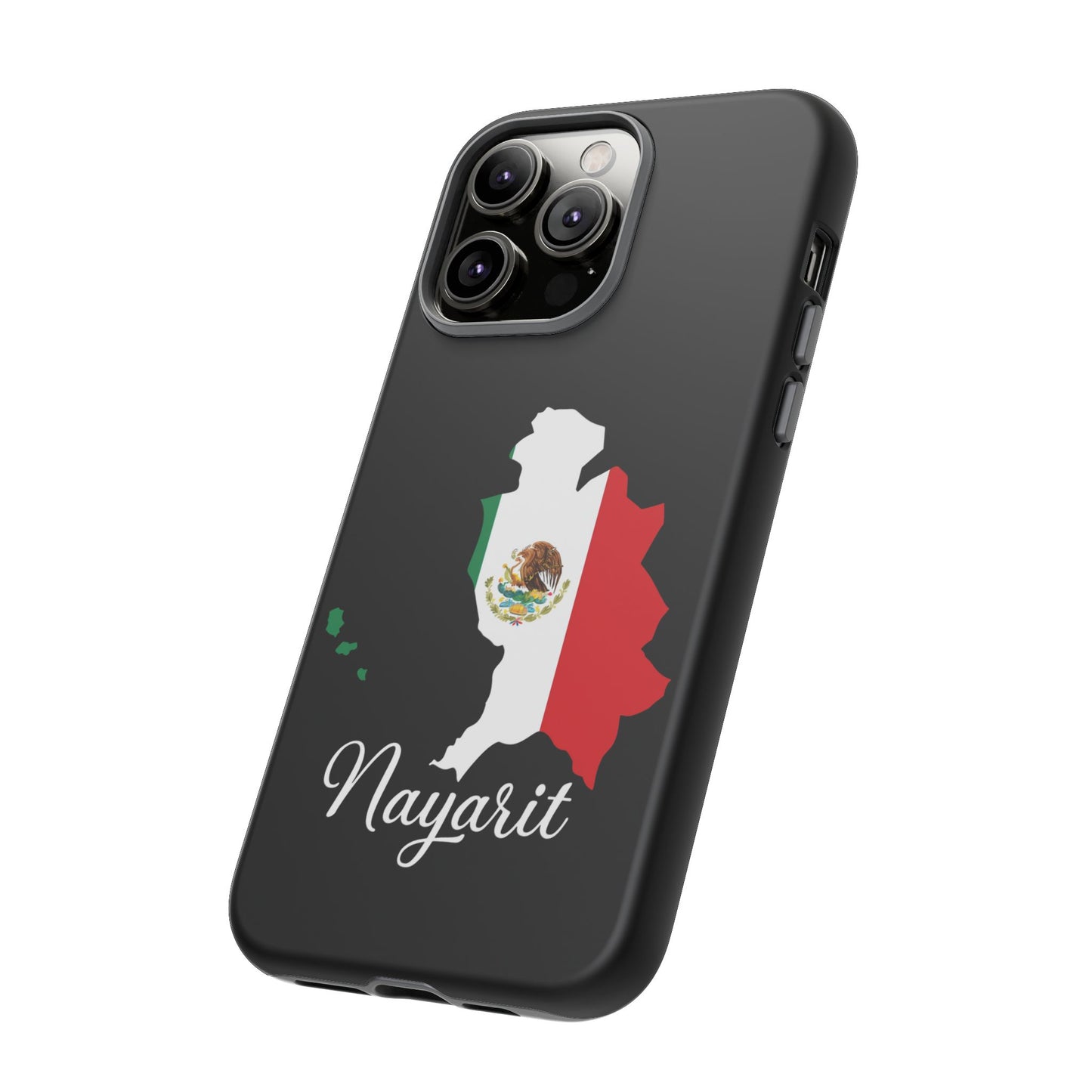 Nayarit Mexico Flag Map Phone Case | Mexican American Pride Tough Case for iPhone & Samsung