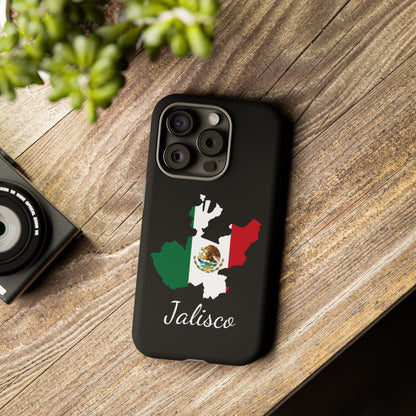 Jalisco Mexico Flag Map Phone Case | Mexican American Pride Tough Case for iPhone & Samsung