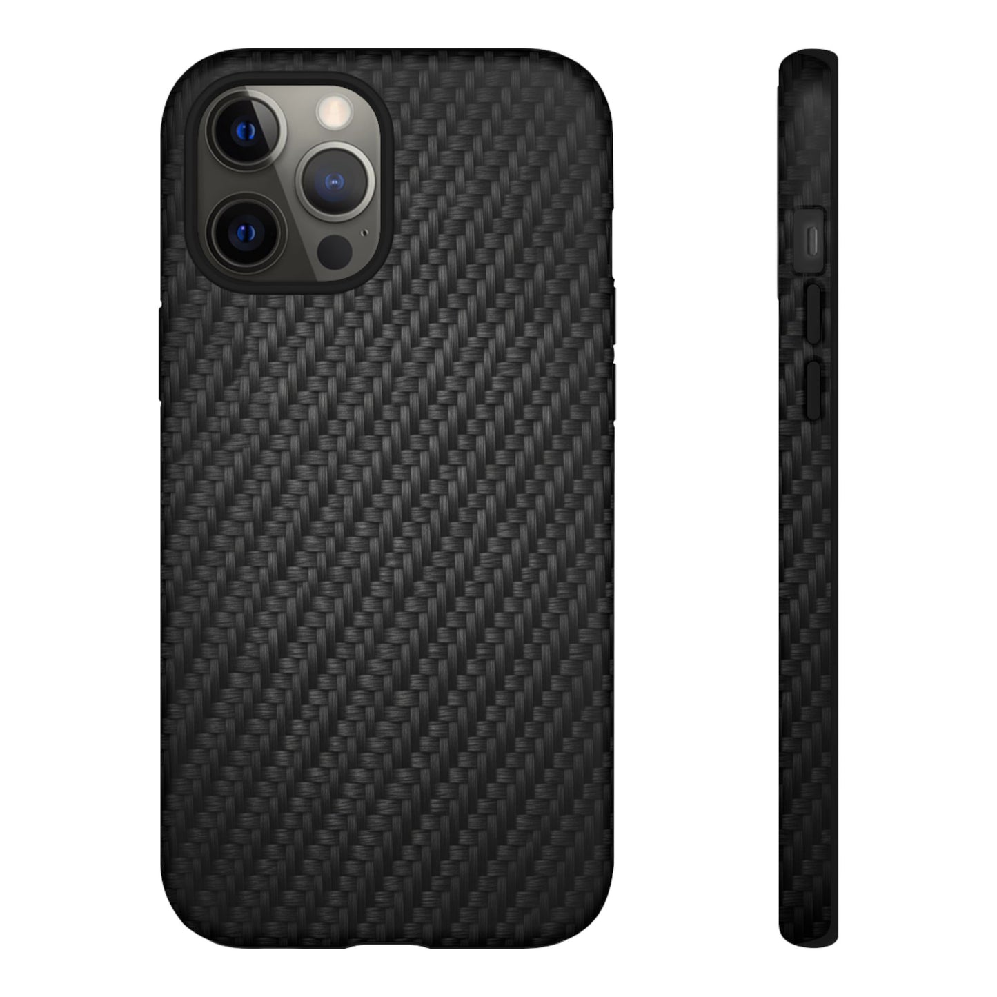 Carbon Fiber Inspired Phone Case – Rugged Slim Protective Tech Case for iPhone & Samsung