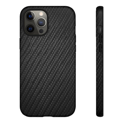 Carbon Fiber Inspired Phone Case – Rugged Slim Protective Tech Case for iPhone & Samsung