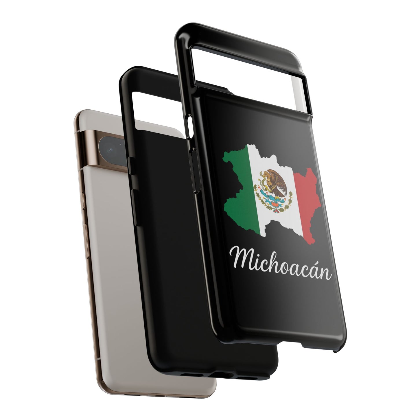 Michoacán Mexico Flag Map Phone Case | Mexican American Pride Tough Case for iPhone & Samsung