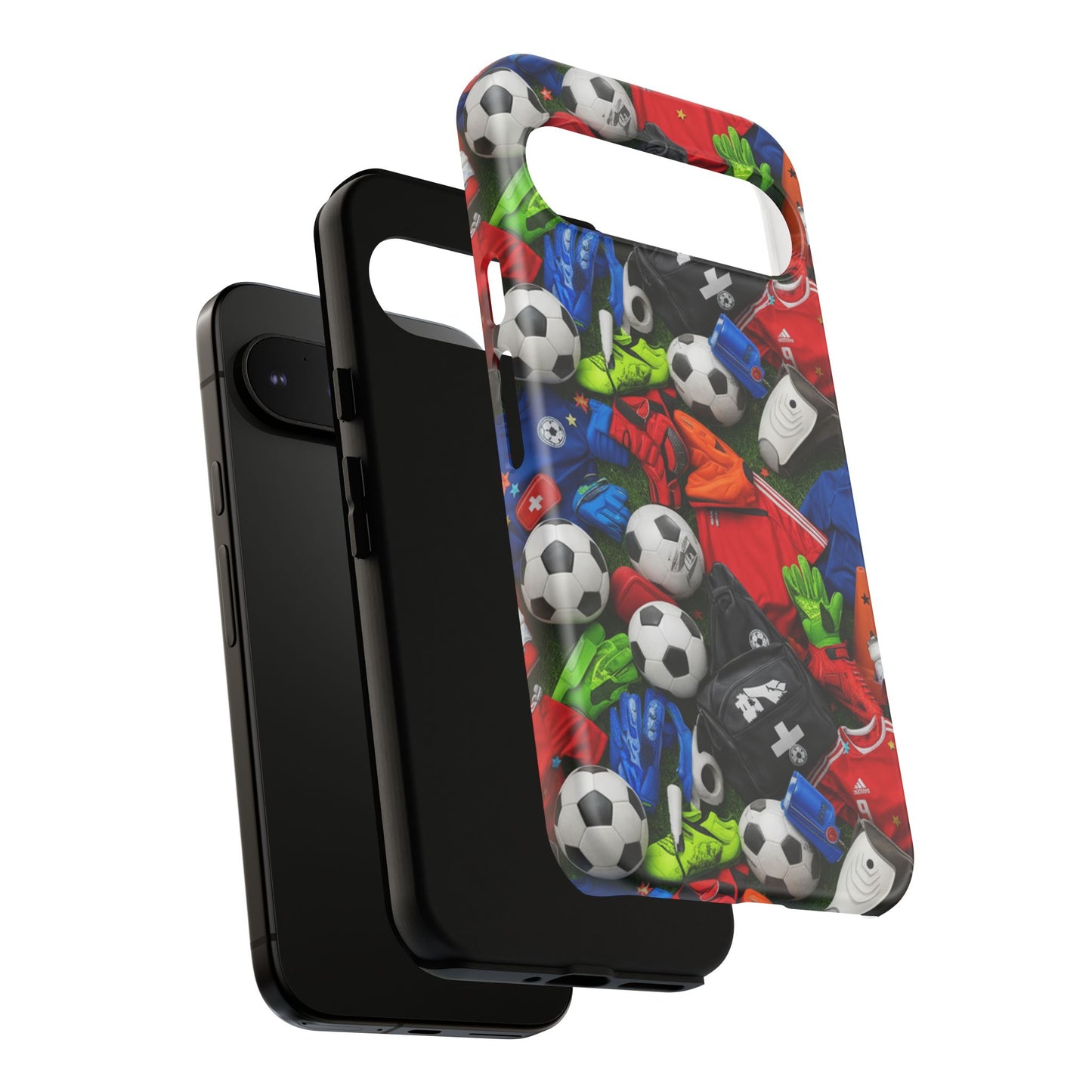 Soccer Ball Pattern Phone Case – Sports Fan Tough Protective Game Day Case